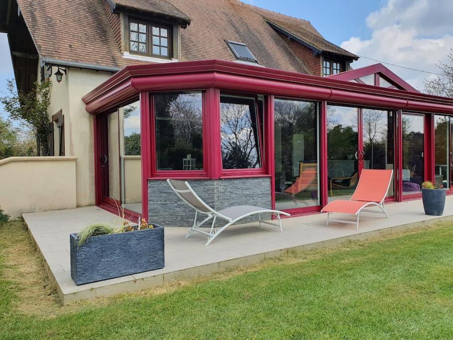 Villa La Mare Aux Chevres Reux Exterior foto